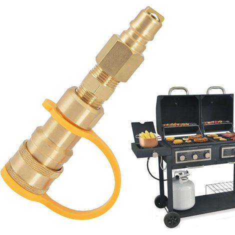 Gasschlauchadapter Messing 3 8 Zoll Schnellkupplung
