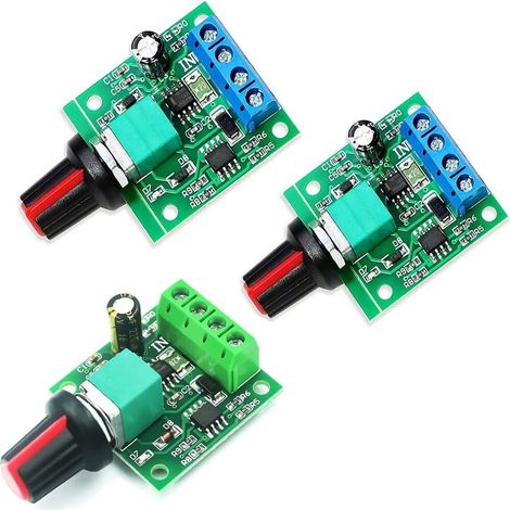 Pièces Variateur De Vitesse Moteur, Commutateur Réglable 1.8V-12V, Contrôleur PWM 2A Pour Ventilateur Pompe (1/5)