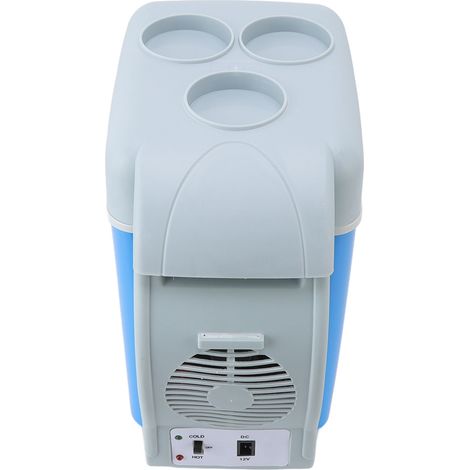 Réfrigérateur de voiture 12V CC, alimentation froid/chaud, double usage, refroidisseur électrique, réfrigération estivale, mini réfrigérateur portable pour voiture (1/5)