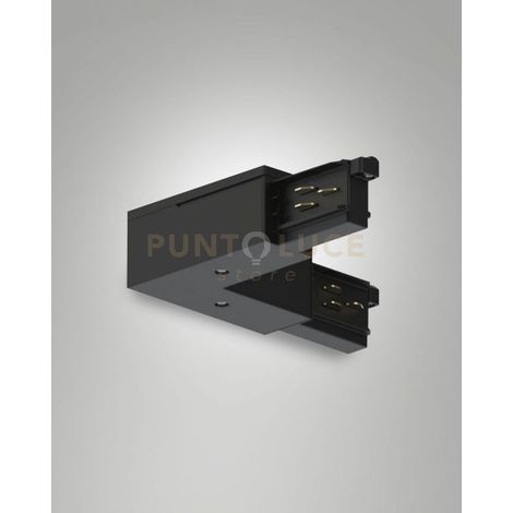 GIUNTO A "L" POLO INTERNO/TERRA ESTRENO NERO SISTEMA BINARIO 3 FASI+DALI