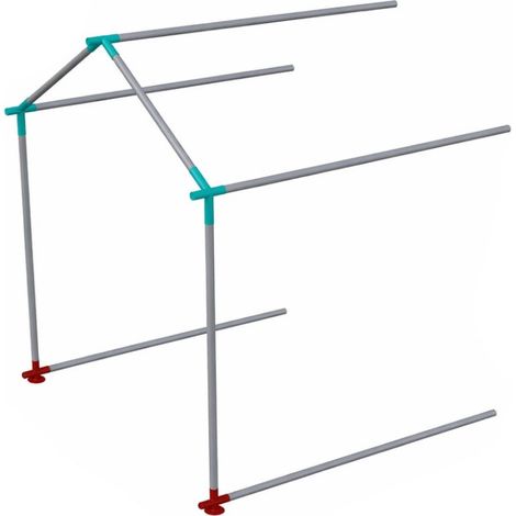 Extension 8m² Ø38mm 2x4x2,8m - Pour Parc À Poules P007 4x4x2,8m - Sans Grillage