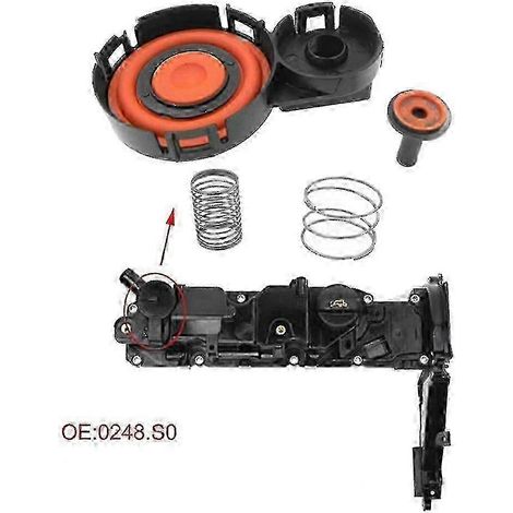0248.s0 Nouveau couvercle de soupape PCV avec membrane pour 1.6 HDI 8V 9688939180 31330192 1685815 N (1/4)