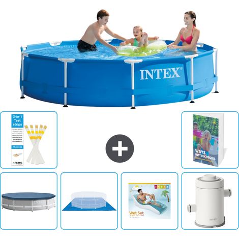 Frame Pool Rund - 305x76 cm - 7-teilig S148