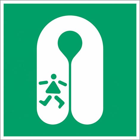 Pannello adesivo ISO 7010 "Giubbotto di salvataggio per bambini" - E045