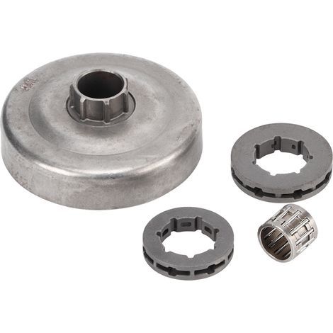 KIT EMBRAYAGE – Tronçonneuse Husqvarna 50 51 55 Rancher 154 254 – Métal durable – Remplacement direct – Montage facile – 4 pièces (1/4)