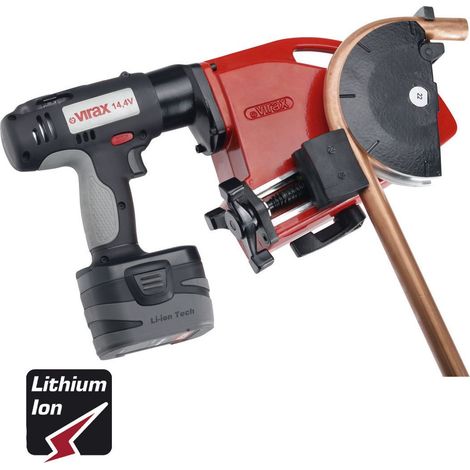 Piega tubi portatile Eurostem II 14,4V Virax