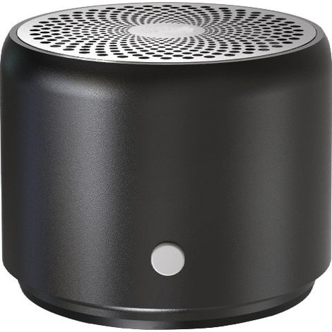 Mini altoparlante Bluetooth portatile, 48 x 40 mm, livello di impermeabilità 7, 15 ore di riproduzione, portata del segnale fino a 20 metri, decibel ultra elevati, nero (1/5)