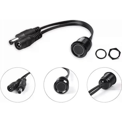 Variateur de lumière LED à commande par bouton-poussoir 12 V/24 V CC et capteur tactile (1/5)