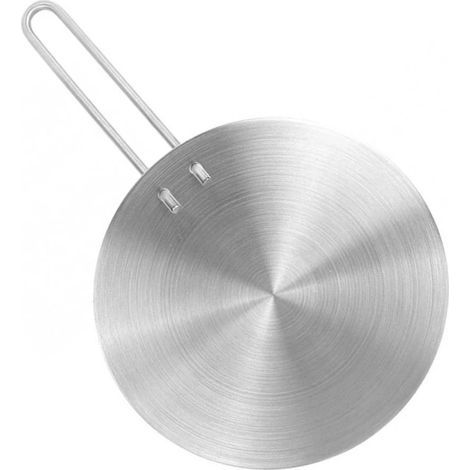 Wärmeleitplatte für Induktionskochfeld, Induktionskochfeldadapter, Heizkörper mit abnehmbarem Griff (20 cm) (1/5)