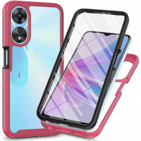 Oppo A78 5G Stoßfeste Hart- und Weichhülle, Dreifacher Schutz aus PC und TPU, Inklusive PET-Glas, Fallfeste Handyhülle (1/5)