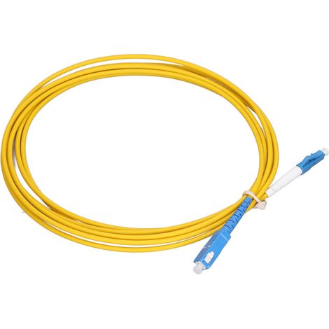 Câble Fibre Optique 5 Pièces, Perte d'Insertion Faible, Transmission Stable Haute Vitesse, Cordon UPC SC Vers LC (1/5)