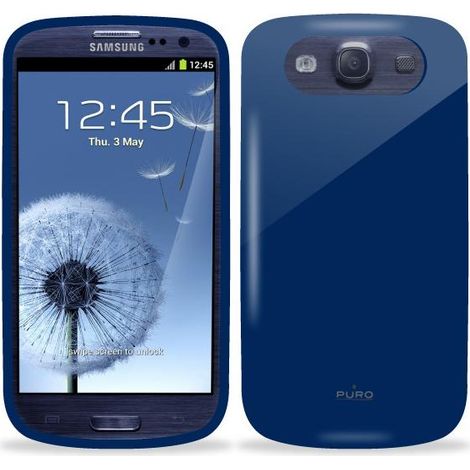 PURO Plasma cover custodia per cellulare Blu
