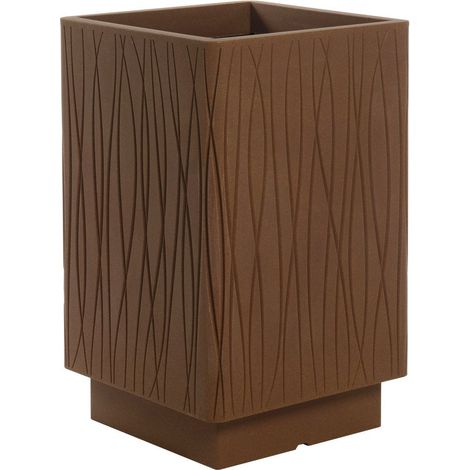 Naturalia Vaso Quadro Alto 55 Plastecnic Vari Colori - Colore: Corten