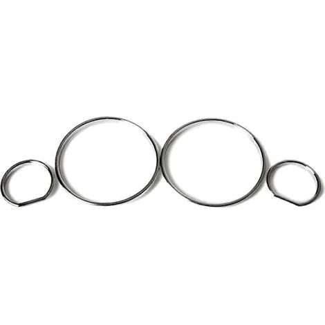 Ensemble de cache-compteur de vitesse, enjoliveur et bague de tableau de bord pour BMW E32/E34 (1/5)