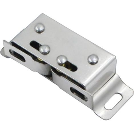 Loquet à rouleau robuste en acier inoxydable, ferme-porte double (1/5)