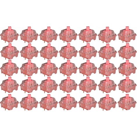 KTT Strawberry V2 Schalter, 35 Stück, für geschmierte mechanische Tastaturen (1/2)