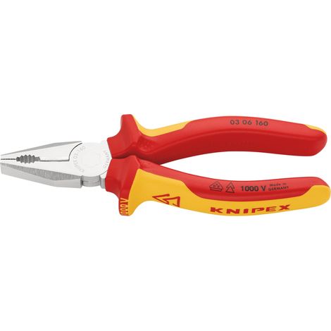 Draper 87933 KNIPEX 03 06 160 SB VDE Combination Pliers, 225mm