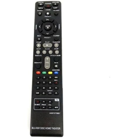 Télécommande De Remplacement Akb73775801 Pour Lg Blu-Ray Disc Home Cinéma Bh5140S Bh5140 Lhb655 Bh4030S Bh6530Tw Bh5440P Lhb655Fb (1/4)