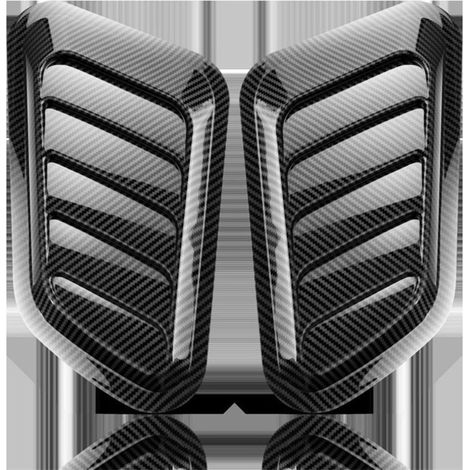 Capot D'admission D'air Universel, 2 Pièces, Couvercle De Ventilation, Décoration De Capot De Voiture, Couvercle De Moteur De Turbine D'admission D'air Couvercle D'évent Capot (1/4)
