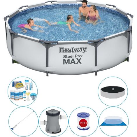 Bestway Bestway Steel Pro MAX Ronde - 305x76 cm - 7-pièces  S21676