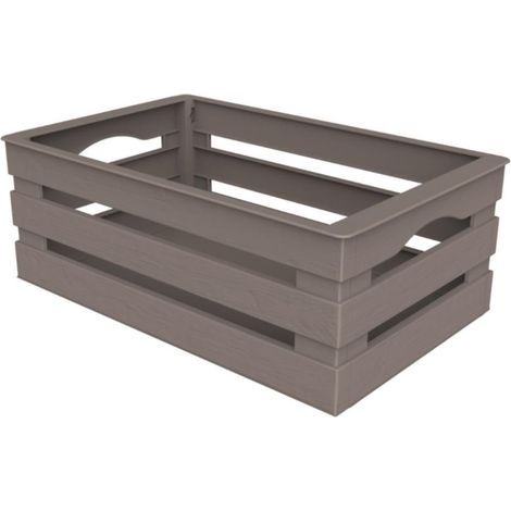Cassetta tina tortora porta oggetti 25x16x10 cm bama - bama spa (1/5)