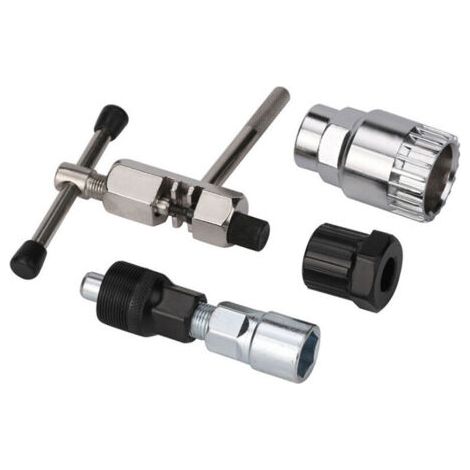 Kit d'outils de réparation de vélo, dissolvant de support inférieur, coupe-chaîne de vélo, extracteur de manivelle (1/5)