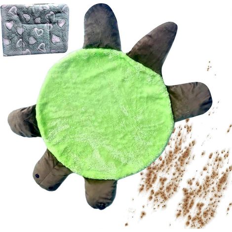 Balai à pieds tapis nettoyage mains libres salle de bain sols maison patins antidérapants microfibre angle réglable sec/humide sous douche (1/5)