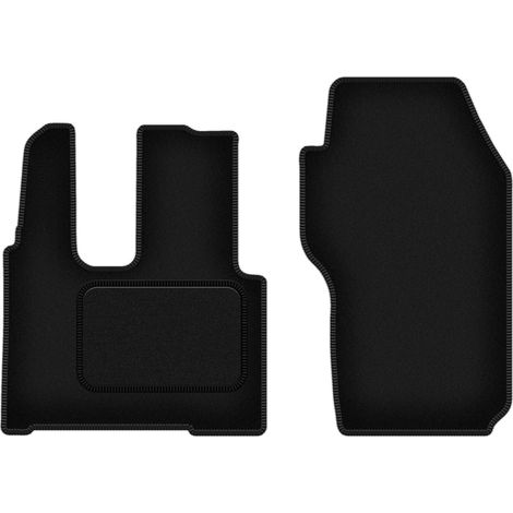 Tappetini in velluto nero per: camion Mercedes Actros MP4 senza sedili ad aria (0) (1/5)