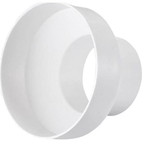 Adaptateur réducteur de conduit de ventilation pour système en ligne (150-100 mm) (1/4)