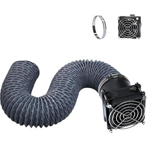Kit d'extraction des fumées pour boîtier d'imprimante 3D YOOPAI : conduit d'évacuation avec ventilateur silencieux, ventilation efficace, extraction des odeurs, fumées et poussières. (1/5)