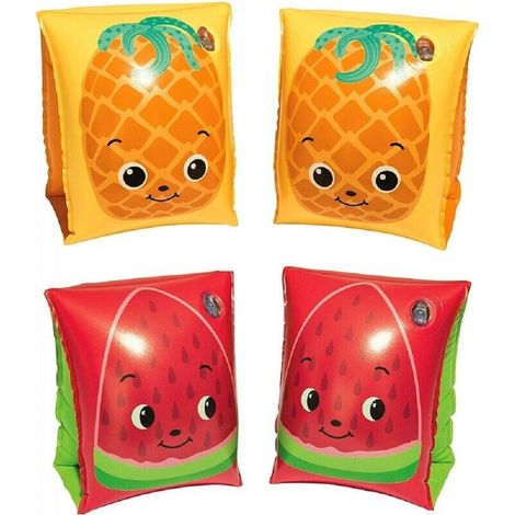 TRADE SHOP - Braccioli Frutta Per Bambini 23x15cm Nuoto Piscina Mare Modelli Assortiti 32042 - (1/5)