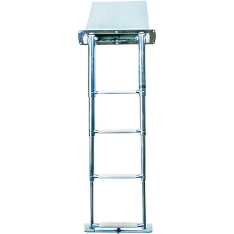 Escalera telescópica oem marine 3030384 acero inoxidable 4 peldaños