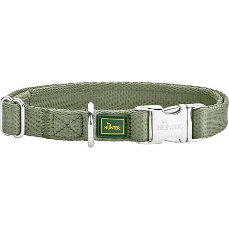 Hundehalsband Hunter Inari grün M 30-45 cm
