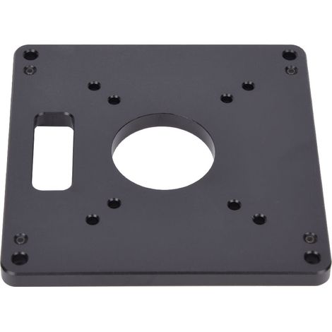 Plaque d'insertion rabattable en alliage d'aluminium 120 x 120 mm pour outils de coupe et de finition du bois - Fournitures industrielles (1/5)