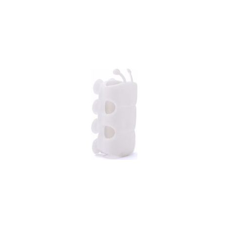 Support de pommeau de douche, support de montage mural de pommeau de douche sans poinçon ventouse en silicone pas besoin de perceuse pour marbre verre (1/5)