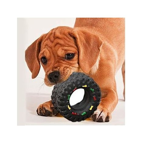 Un paquet individuel de jouets pour chiens convenant aux petits chiens, aux grands chiens et aux chiots. (1/4)