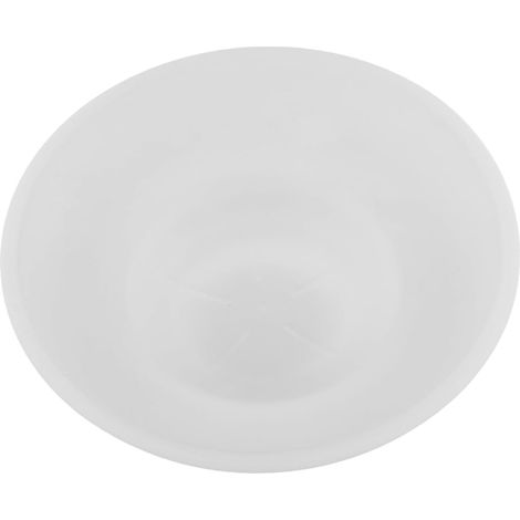 Porte-savon rond en verre dépoli, plateau en verre (1/5)