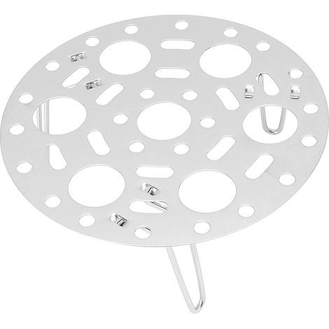 Cuiseur vapeur en acier inoxydable, pliable et multifonctionnel, pour la cuisson à la vapeur des raviolis et des œufs, pour la maison et les restaurants, couleur argent. (1/5)