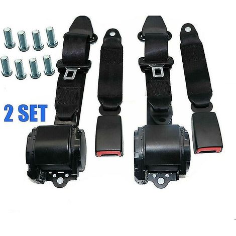 Three-point Fully Automatic Retractable Car Seat Belt Upgrade Electrophoresis Extended Passenger Car Forklift Seat Belt