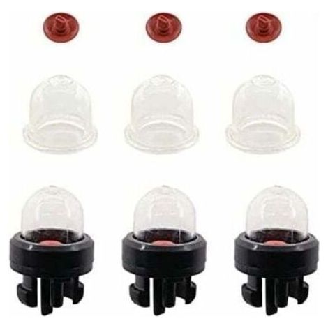 Lot de 3 Pompes d'Amorçage pour Tronçonneuses Stihl FS38, FS40, FS45, FS50, FS55, FS75, FS80, FS85, Compatible avec les Marques Ryobi, McCulloch et Husqvarna. (1/4)