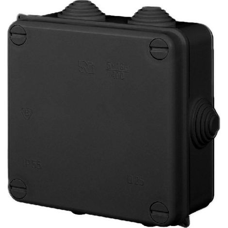 CAJA DE CONEXIONES CON PRENSAESTOPAS LUX-135X135/EPN IP55 Electro-Plástico