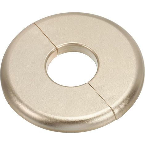 Runde, selbstklebende Abdeckplatte 1,1 Zoll/28 mm, ABS-Wandabdeckung für Wasserrohre, Duscharmaturen, Rosetten, Wasserhähne, Heizung, Sanitär, Gold (1/5)