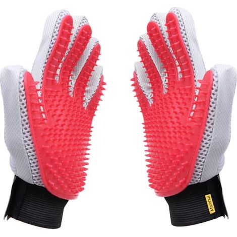 Gants de toilettage pour animaux de compagnie, gant de brosse pour l'épilation, gants de lavage pour chien, gant de massage pour poils longs/courts