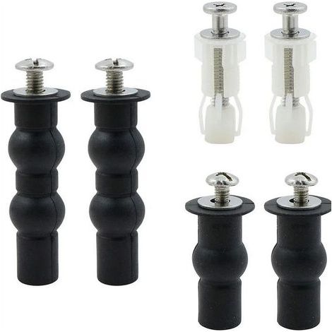 Kit di fissaggio per copriwater con viti ad espansione – 3 paia di viti per copriwater, bulloni ad espansione universali, accessori per viti del copriwater. (1/5)