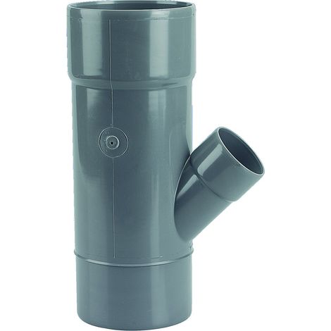 Wavin – Coude de raccordement pour douche 45° – Diamètre 100 x 40 – Pour installations sanitaires – Matériau PVC résistant