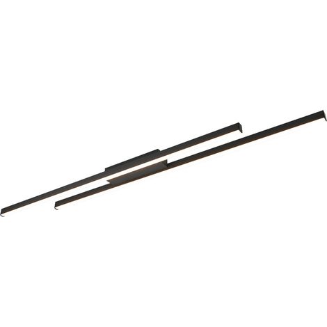 Trio Leuchten LED Deckenleuchte Odio 28W schwarz Deckenlampen
