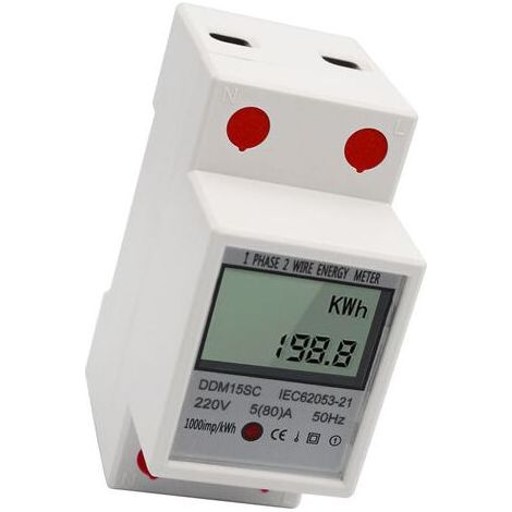 Compteur D'Energie, Moniteur De Consommation Electrique, 5-80A 220V 50Hz-Fei Yu (1/5)