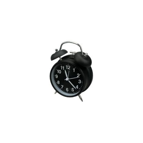 Doppelglockenwecker – 10 cm – Lautlos – Batteriebetrieben – O-Crezuo