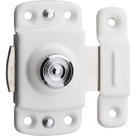 THIRARD - Verrou pour porte d'ameublement, 30mm, blanc - THIRARD (1/2)