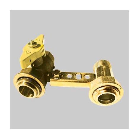 MENSOLA CON RUBINETTO PER CONTATORE GAS 1 1/4 x 3/4